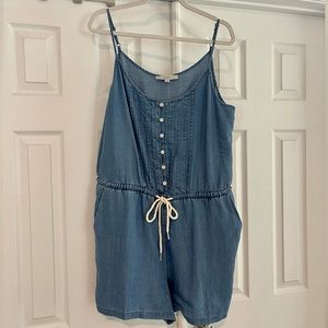 NWT LOFT Chambray Romper